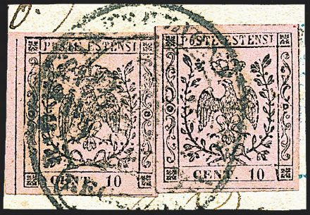 ANTICHI STATI ITALIANI - MODENA  (1852)  - Catalogo Cataloghi su offerta - Studio Filatelico Toselli