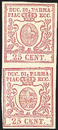 ANTICHI STATI ITALIANI - PARMA  (1857)  - Catalogo Cataloghi su offerta - Studio Filatelico Toselli