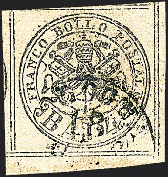 ANTICHI STATI ITALIANI - PONTIFICIO  (1854)  - Catalogo Cataloghi su offerta - Studio Filatelico Toselli