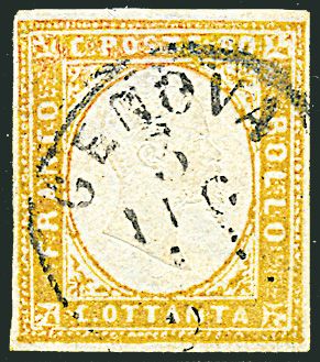 ANTICHI STATI ITALIANI - SARDEGNA  (1858)  - Catalogo Cataloghi su offerta - Studio Filatelico Toselli