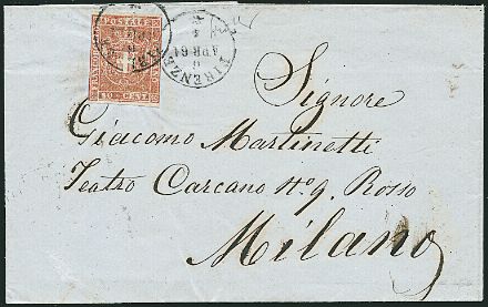 ANTICHI STATI ITALIANI - TOSCANA - Governo Provvisorio  (1860)  - Catalogo Cataloghi su offerta - Studio Filatelico Toselli