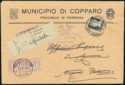 ITALIA REGNO Segnatasse  (1930)  - Catalogo Cataloghi su offerta - Studio Filatelico Toselli