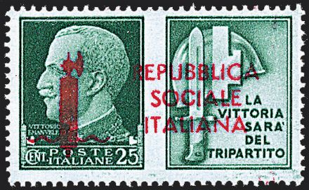 REPUBBLICA SOCIALE ITALIANA Saggi - Propaganda di guerra  (1944)  - Catalogo Cataloghi su offerta - Studio Filatelico Toselli