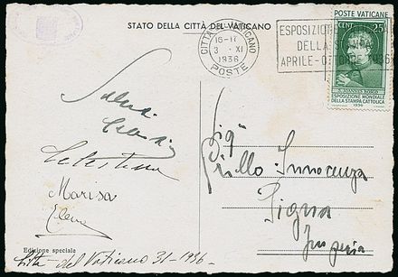 VATICANO  (1935)  - Catalogo Cataloghi su offerta - Studio Filatelico Toselli