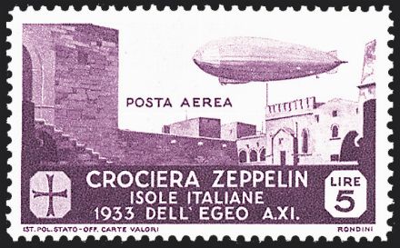 COLONIE ITALIANE - EGEO - Posta aerea  (1933)  - Catalogo Cataloghi su offerta - Studio Filatelico Toselli