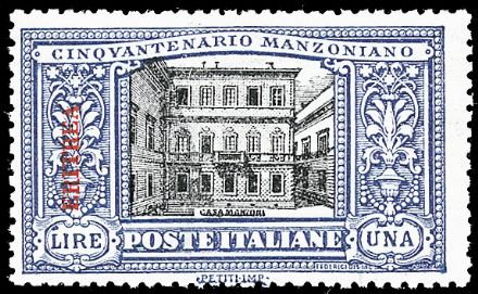 COLONIE ITALIANE - ERITREA  (1924)  - Catalogo Cataloghi su offerta - Studio Filatelico Toselli