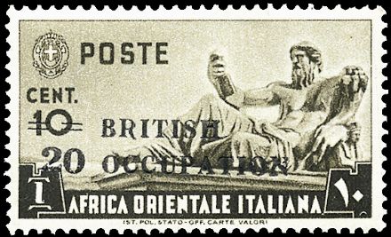 OCCUPAZIONI STRANIERE DELLE COLONIE - AFRICA ORIENTALE - Occupazione Britannica  (1941)  - Catalogo Cataloghi su offerta - Studio Filatelico Toselli