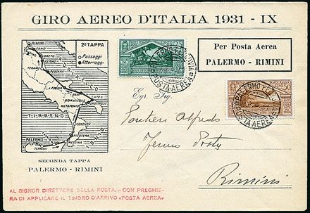 POSTA AEREA ITALIANA  (1931)  - Catalogo Cataloghi su offerta - Studio Filatelico Toselli
