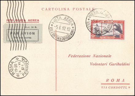 POSTA AEREA ITALIANA  (1932)  - Catalogo Cataloghi su offerta - Studio Filatelico Toselli