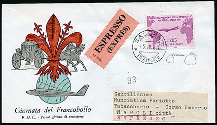 POSTA AEREA ITALIANA  (1961)  - Catalogo Cataloghi su offerta - Studio Filatelico Toselli