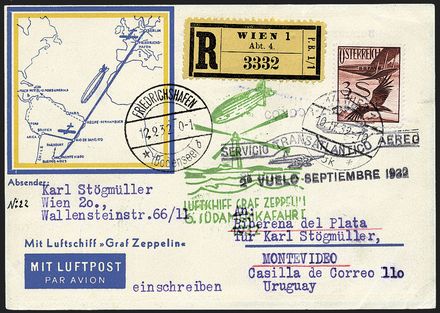 ZEPPELIN - AUSTRIA  (1932)  - Catalogo Cataloghi su offerta - Studio Filatelico Toselli