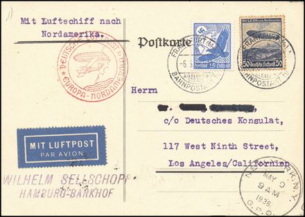 ZEPPELIN - GERMANIA  (1936)  - Catalogo Cataloghi su offerta - Studio Filatelico Toselli