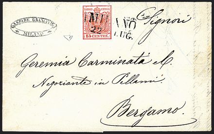 ANTICHI STATI ITALIANI - LOMBARDO VENETO  (1850)  - Catalogo Catalogo di Vendita a prezzi netti - Studio Filatelico Toselli
