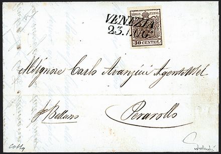 ANTICHI STATI ITALIANI - LOMBARDO VENETO  (1851)  - Catalogo Catalogo di Vendita a prezzi netti - Studio Filatelico Toselli