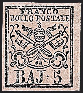 ANTICHI STATI ITALIANI - PONTIFICIO  (1852)  - Catalogo Catalogo di Vendita a prezzi netti - Studio Filatelico Toselli