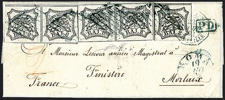 ANTICHI STATI ITALIANI - PONTIFICIO  (1852)  - Catalogo Catalogo di Vendita a prezzi netti - Studio Filatelico Toselli