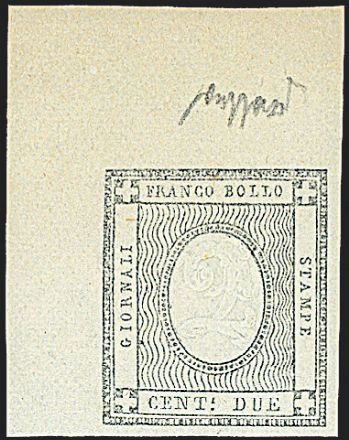ANTICHI STATI ITALIANI - SARDEGNA - Francobolli per stampati  (1861)  - Catalogo Catalogo di Vendita a prezzi netti - Studio Filatelico Toselli