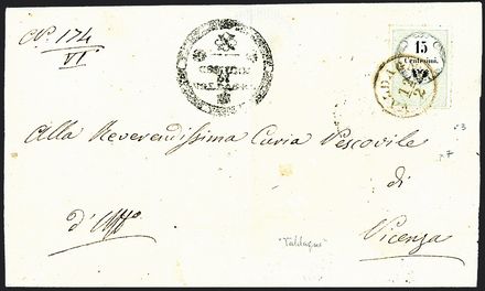 ANTICHI STATI ITALIANI - LOMBARDO VENETO - Marche da bollo usate per posta  (1854)  - Catalogo Cataloghi su offerta - Studio Filatelico Toselli