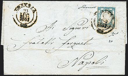 ANTICHI STATI ITALIANI - NAPOLI - Province napoletane  (1861)  - Catalogo Cataloghi su offerta - Studio Filatelico Toselli