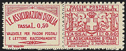 ITALIA REGNO Assicurativi  (1926)  - Catalogo Cataloghi su offerta - Studio Filatelico Toselli