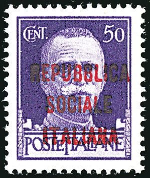 REPUBBLICA SOCIALE ITALIANA  (1944)  - Catalogo Cataloghi su offerta - Studio Filatelico Toselli