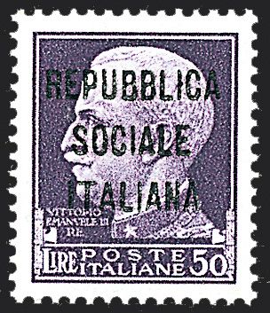 REPUBBLICA SOCIALE ITALIANA Saggi  (1944)  - Catalogo Cataloghi su offerta - Studio Filatelico Toselli