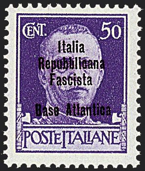 EMISSIONI LOCALI - BASE ATLANTICA  (1943)  - Catalogo Cataloghi su offerta - Studio Filatelico Toselli