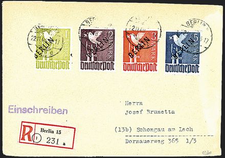 EUROPA - GERMANIA BERLINO  (1948)  - Catalogo Cataloghi su offerta - Studio Filatelico Toselli