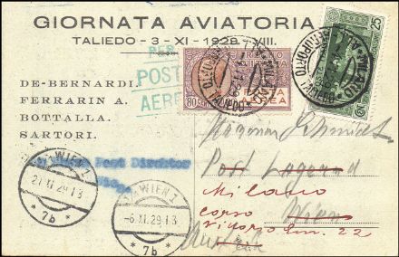 POSTA AEREA ITALIANA  (1929)  - Catalogo Cataloghi su offerta - Studio Filatelico Toselli