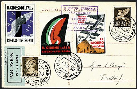POSTA AEREA ITALIANA  (1930)  - Catalogo Cataloghi su offerta - Studio Filatelico Toselli
