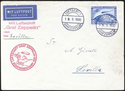 ZEPPELIN - GERMANIA  (1930)  - Catalogo Cataloghi su offerta - Studio Filatelico Toselli