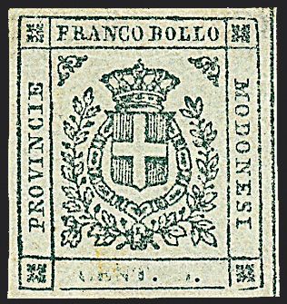 ANTICHI STATI ITALIANI - MODENA - Governo Provvisorio  (1859)  - Catalogo Catalogo di Vendita a prezzi netti - Studio Filatelico Toselli