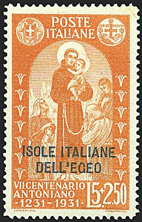 COLONIE ITALIANE - EGEO  - Catalogo Catalogo a Prezzi Netti - Studio Filatelico Toselli
