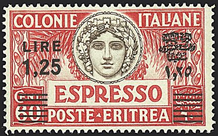 COLONIE ITALIANE - ERITREA - Espressi  - Catalogo Catalogo a Prezzi Netti - Studio Filatelico Toselli