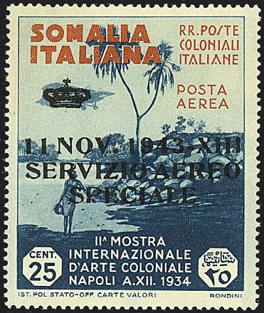 COLONIE ITALIANE - SOMALIA - Servizio aereo  - Catalogo Catalogo a Prezzi Netti - Studio Filatelico Toselli
