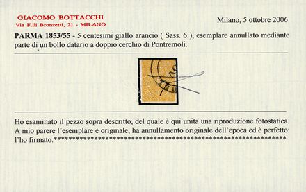 ANTICHI STATI ITALIANI - PARMA  - Catalogo Catalogo di vendita su offerte ON-LINE - Studio Filatelico Toselli