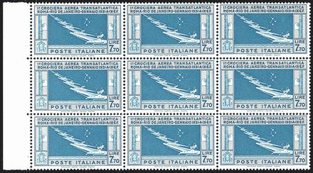 ITALIA REGNO Posta aerea  - Catalogo Catalogo a Prezzi Netti on-line - Studio Filatelico Toselli