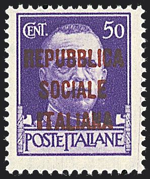 REPUBBLICA SOCIALE ITALIANA  - Catalogo Catalogo a Prezzi Netti - Studio Filatelico Toselli
