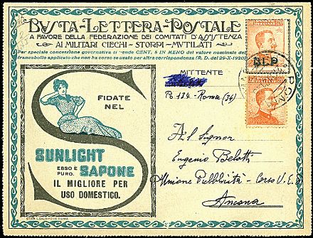 ITALIA REGNO Francobolli per buste e lettere postali - B.L.P.  - Catalogo Catalogo di vendita su offerte - Studio Filatelico Toselli