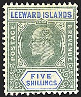 COLONIE INGLESI LEEWARD ISLANDS 