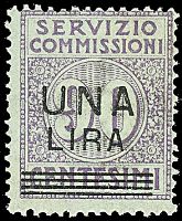 ITALIA REGNO  Servizio commissioni