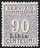 COLONIE ITALIANE LIBIA Servizio commissioni