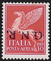 REPUBBLICA SOCIALE ITALIANA  Posta aerea