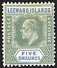 COLONIE INGLESI LEEWARD ISLANDS 