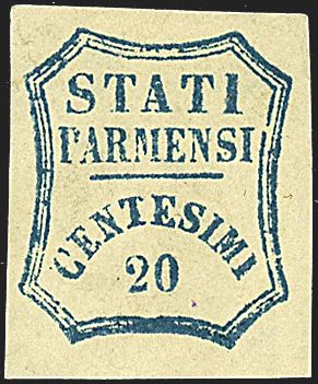 ANTICHI STATI ITALIANI - PARMA - Governo Provvisorio  - Catalogo Catalogo a Prezzi Netti on-line - Studio Filatelico Toselli