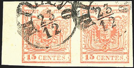 ANTICHI STATI ITALIANI - LOMBARDO VENETO  - Catalogo Catalogo di vendita su offerte - Studio Filatelico Toselli
