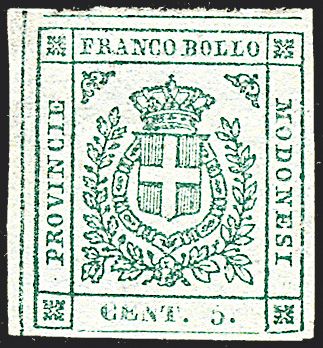 ANTICHI STATI ITALIANI - MODENA - Governo Provvisorio  (1859)  - Catalogo Cataloghi su offerta - Studio Filatelico Toselli