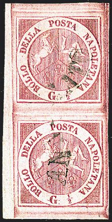 ANTICHI STATI ITALIANI - NAPOLI  (1858)  - Catalogo Cataloghi su offerta - Studio Filatelico Toselli