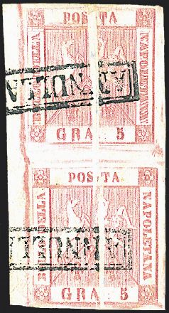 ANTICHI STATI ITALIANI - NAPOLI  (1858)  - Catalogo Cataloghi su offerta - Studio Filatelico Toselli