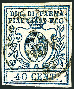 ANTICHI STATI ITALIANI - PARMA  (1857)  - Catalogo Cataloghi su offerta - Studio Filatelico Toselli